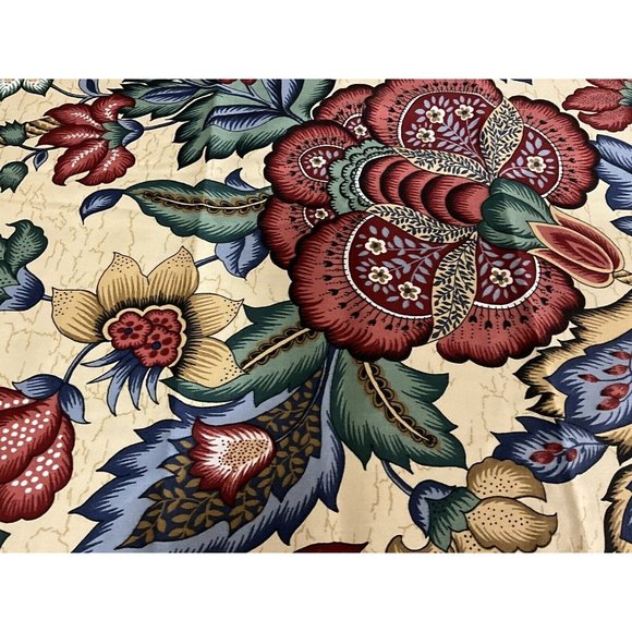 WAVERLY Home Decor Fabric  Greenfield Village/Henry Ford Musuem Floral 21" x 54" - Picture 9 of 16